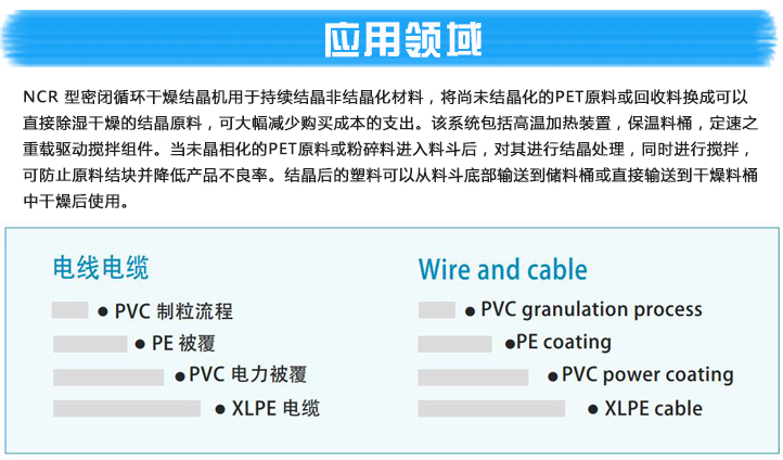 大型结晶干燥机产品参数