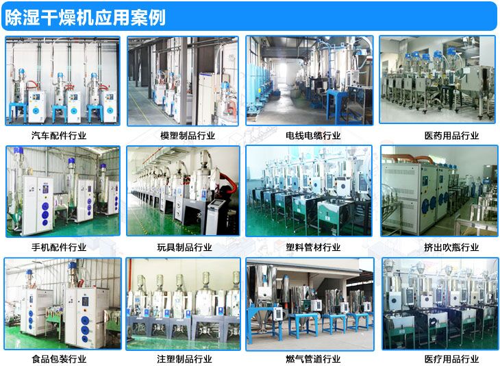 蜂巢式转轮除湿机-塑料颗料除湿机产品参数