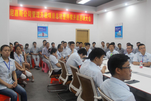 尼嘉斯公司管理升级项目总结暨持续升级启动大会